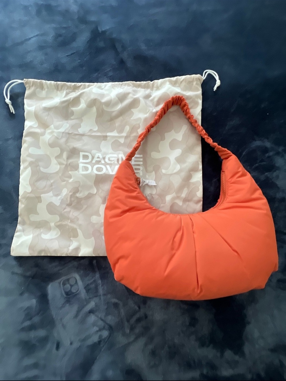 Dagne Dover Rider Nylon Shoulder Bag Purse * Coyote Orange Pumpkin NEW